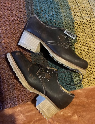 Y2k leather vagabond - leather,